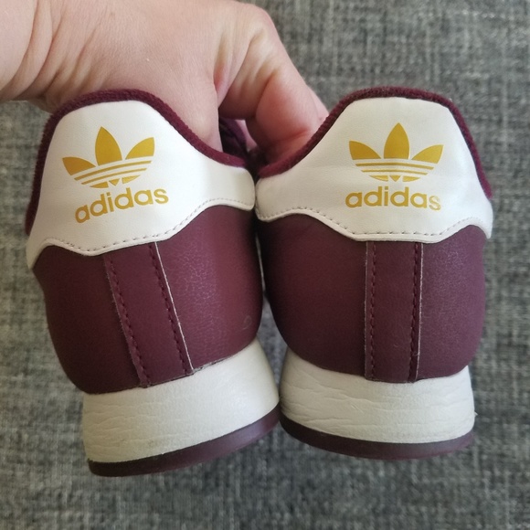 Classic maroon Adidas Samoa sneakers EUC - Picture 5 of 7